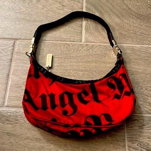 L.A.M.B  by Gwen Stefani vintage nylon shoulder bag. Red and black--SOLD OUT!